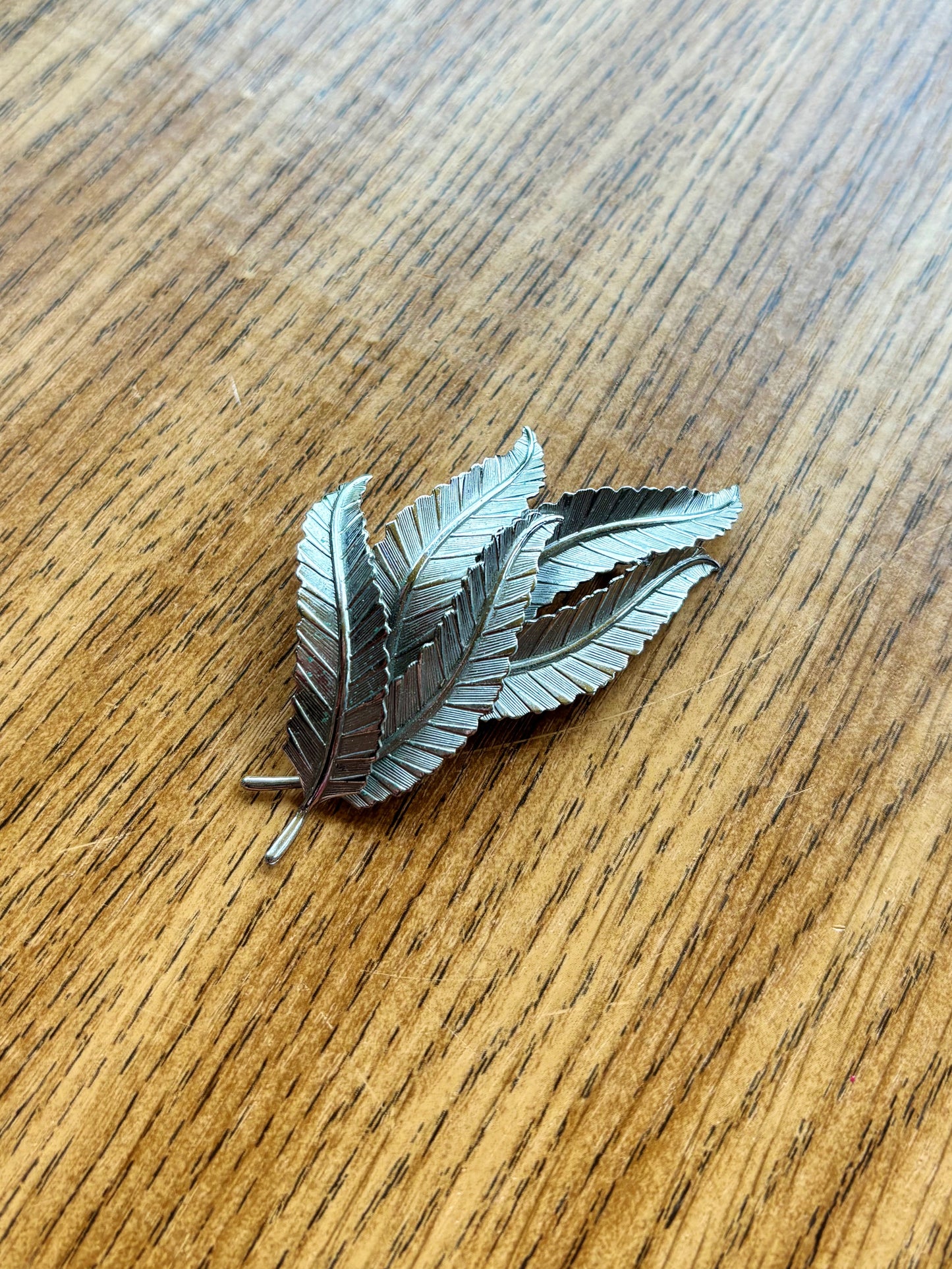 Vintage Leaf Brooch