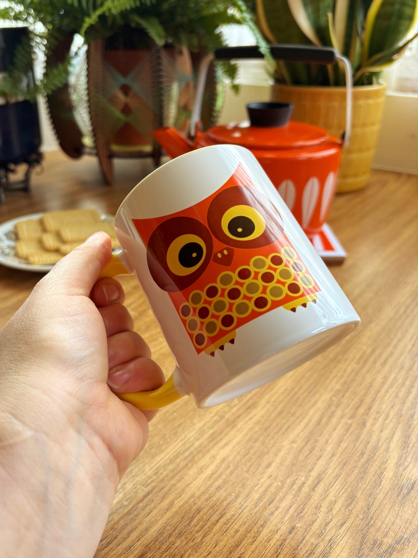 NEW- Wally The Owl Ceramic Mug