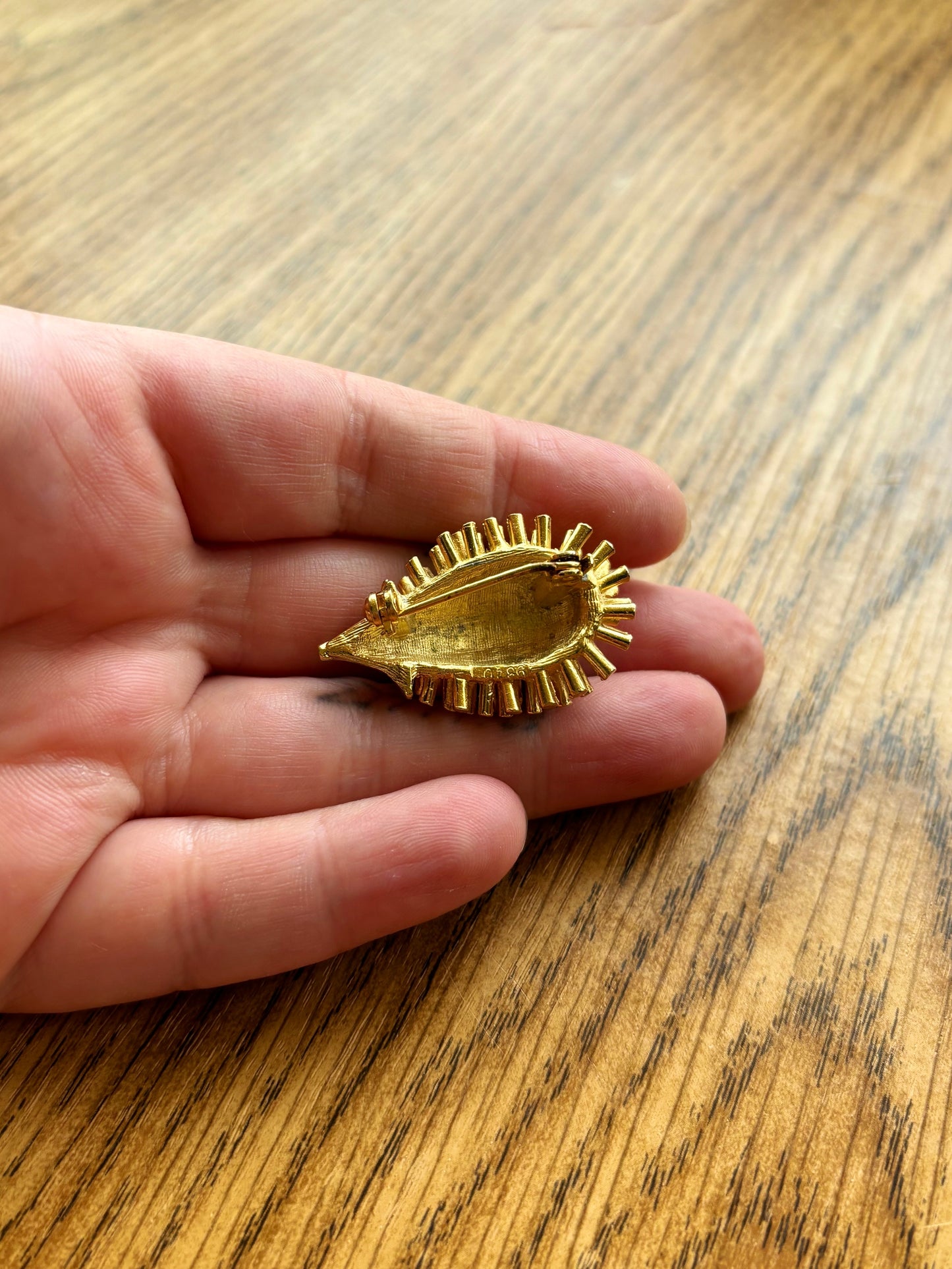 Very Cute Vintage Hedgehog Brooch