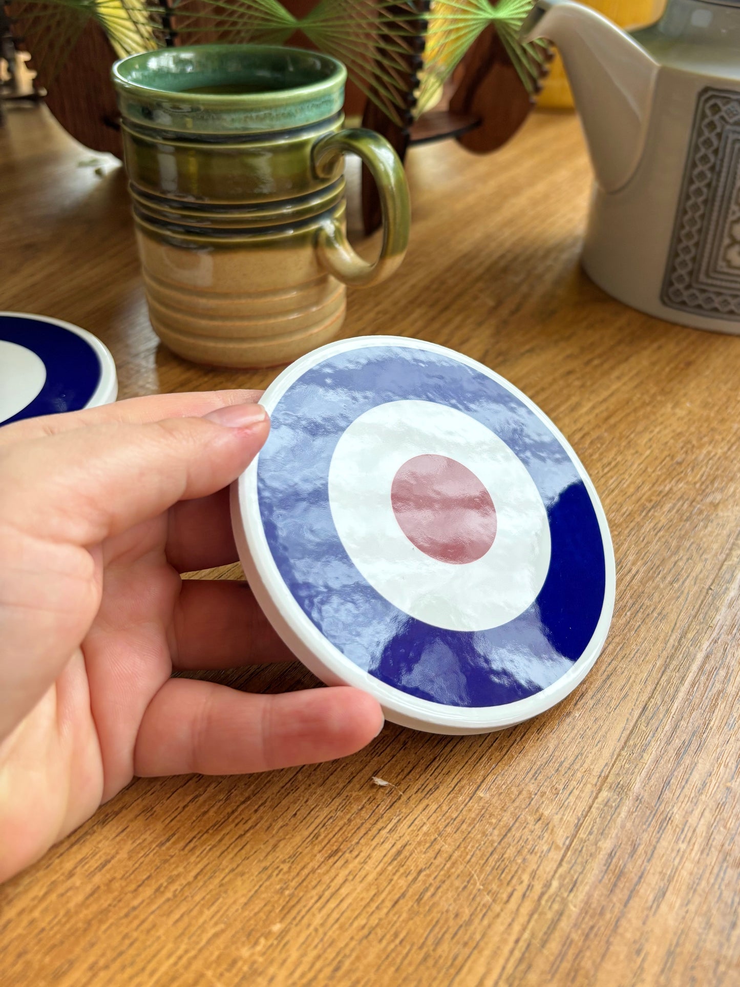 NEW- Mod Roundel Ceramic Coasters