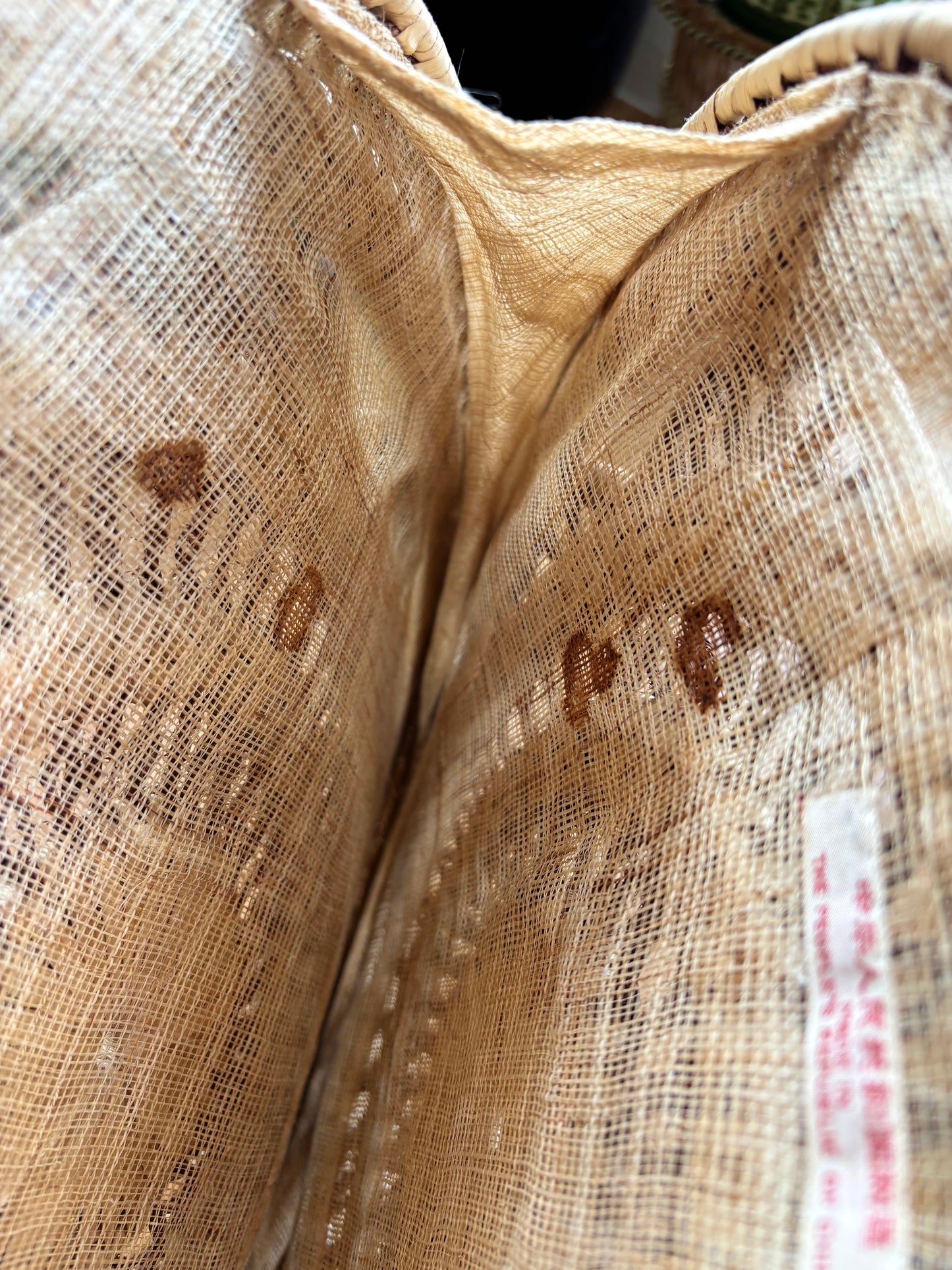 Vintage Raffia Shoulder Bag