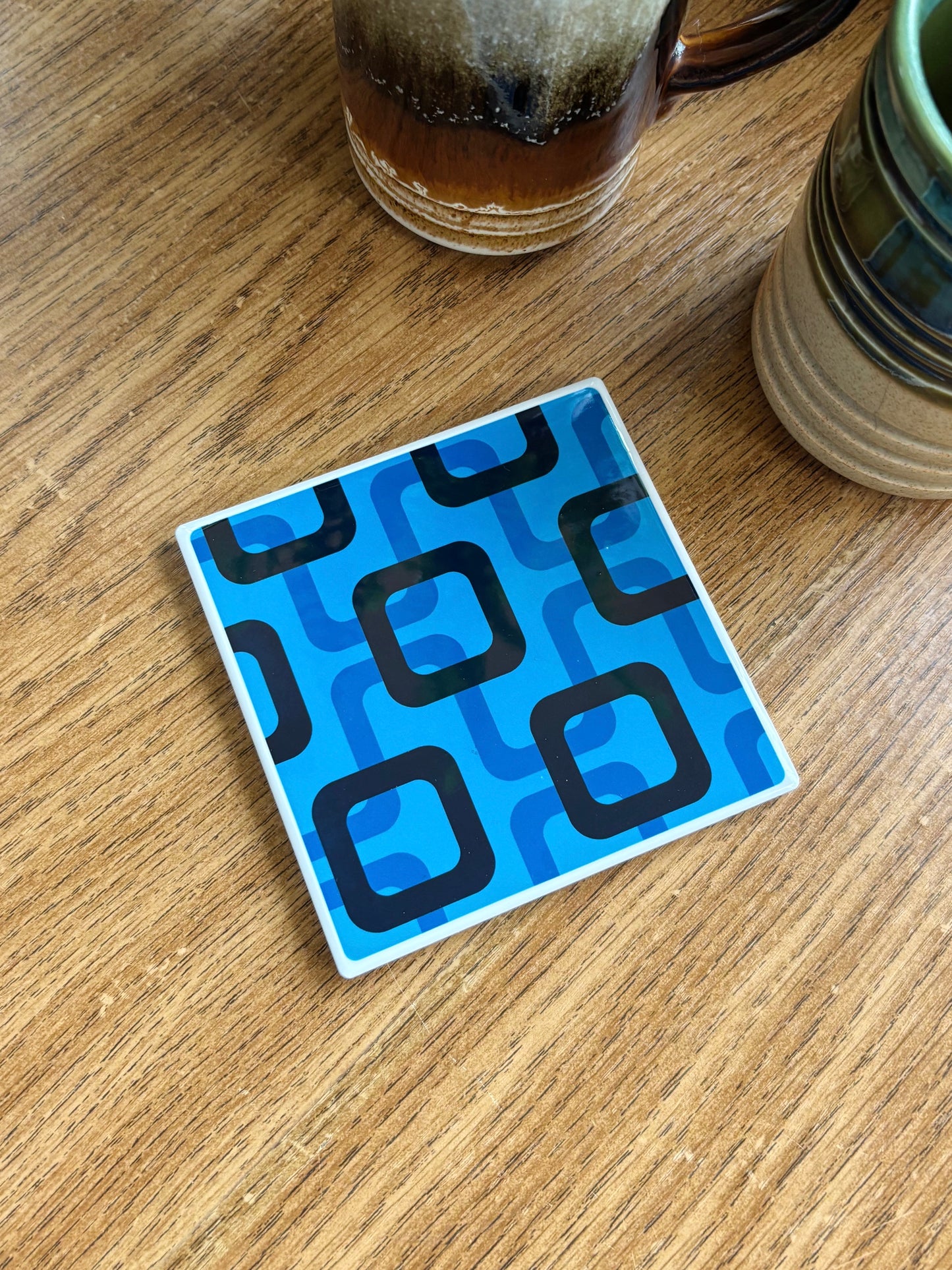 NEW- Be A Square Ceramic Coasters