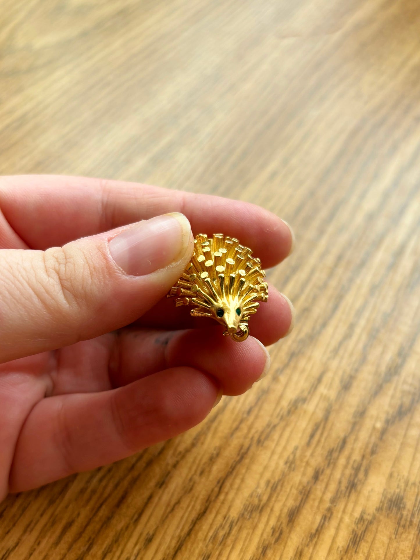 Very Cute Vintage Hedgehog Brooch