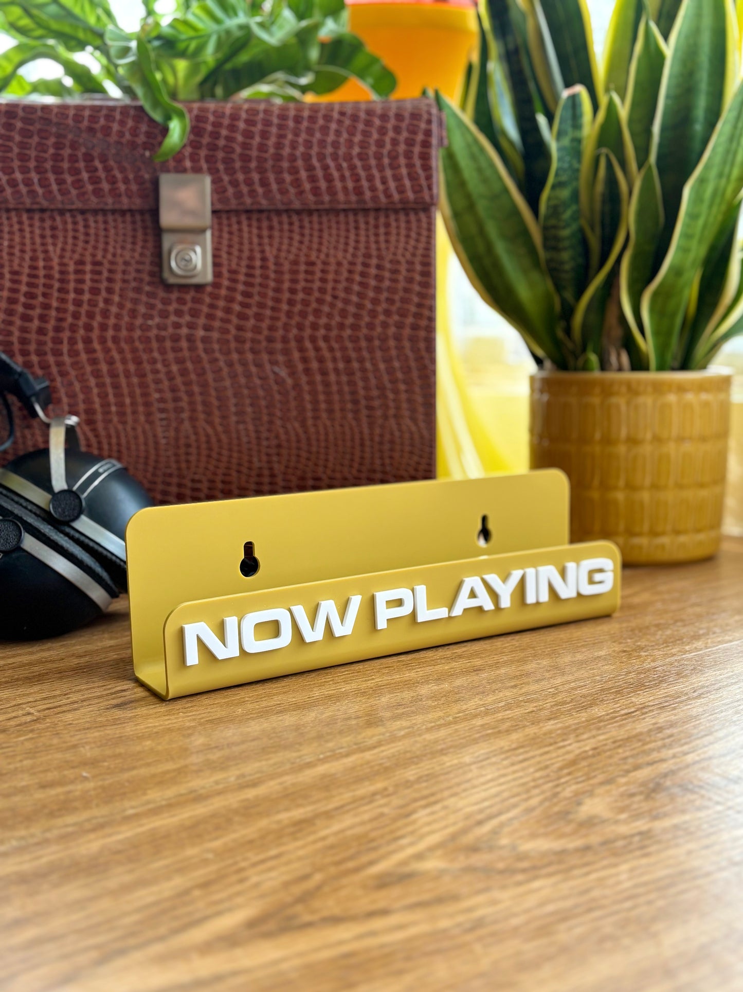 Now Playing- Wall Mounted Record Shelf