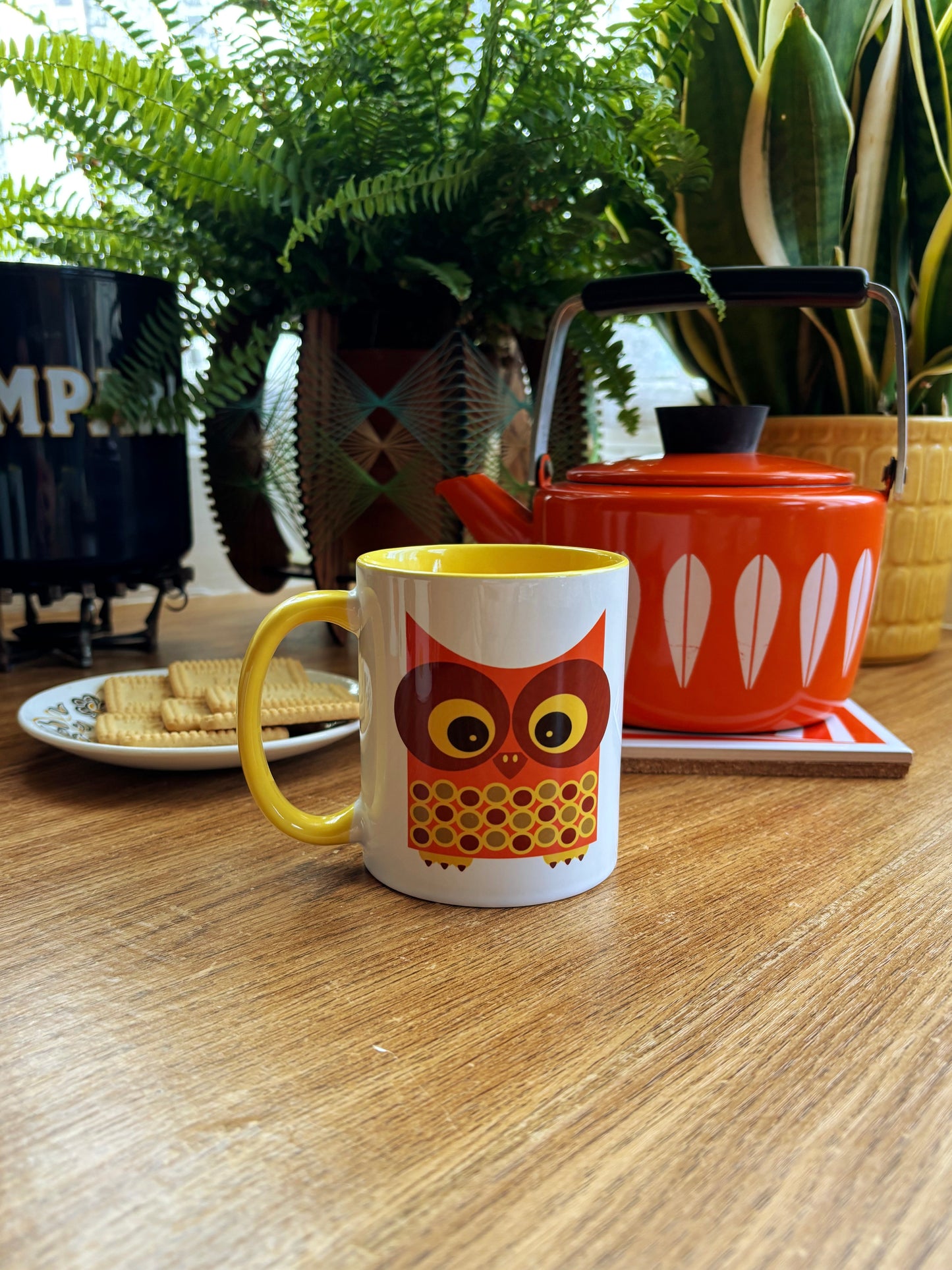 NEW- Wally The Owl Ceramic Mug