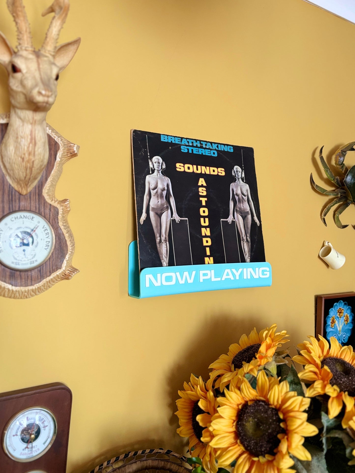 Analogue “Now Playing” Wall Mounted Record Shelf