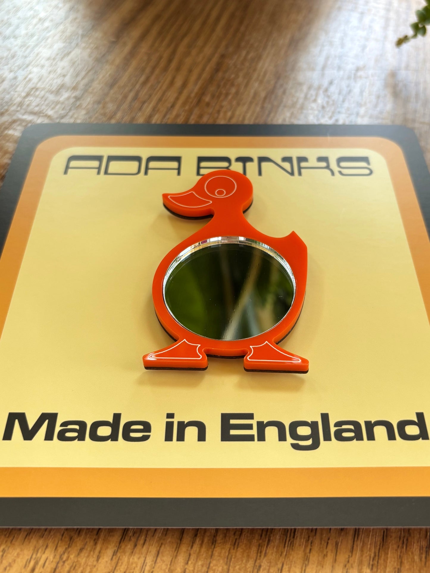 NEW Mini Mirror Duckling Brooch