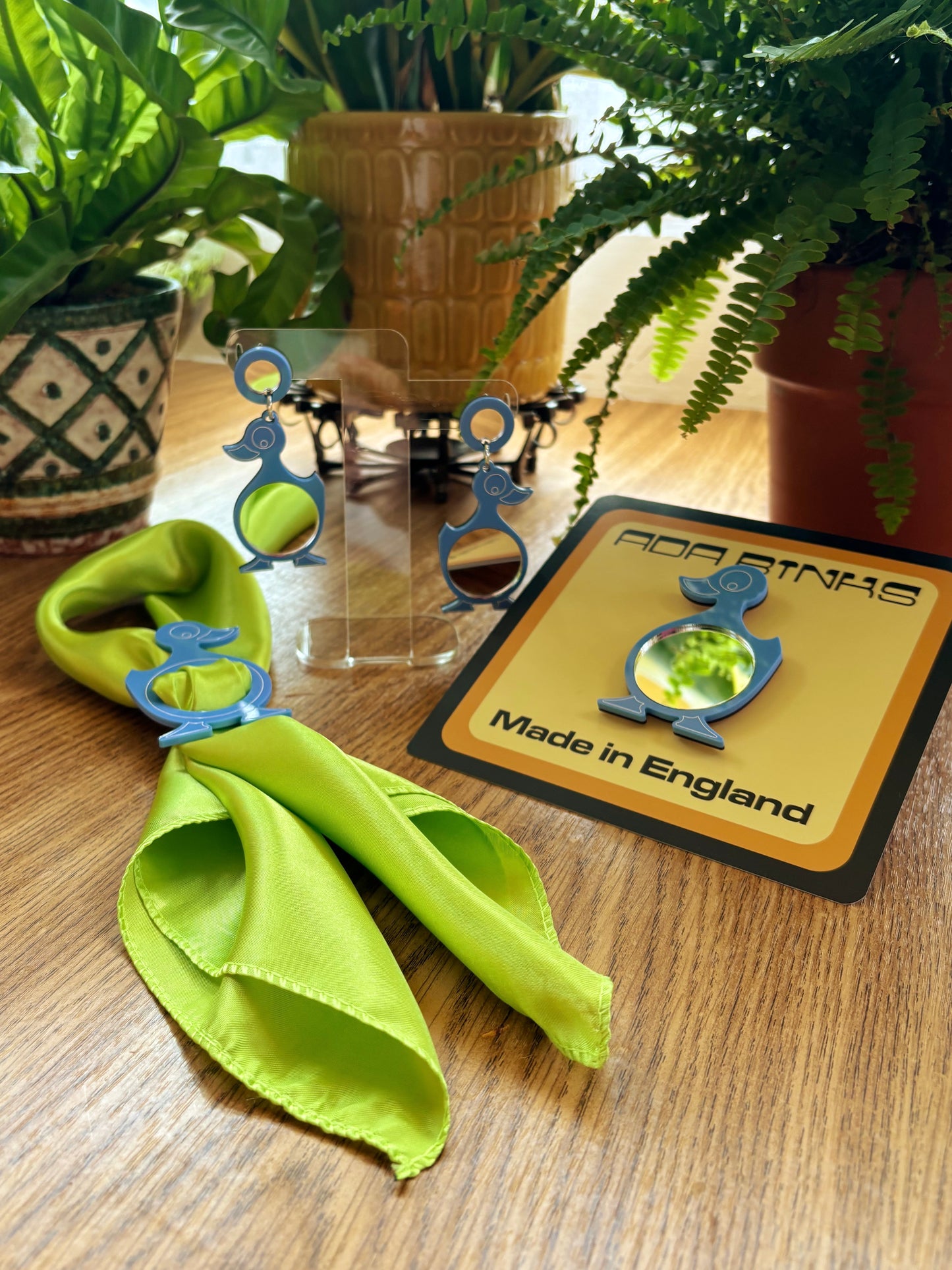 NEW Mini Mirror Duckling Brooch