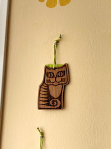 Hornsea Mini Cat Hanging Decoration